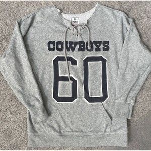 VS PINK Dallas Cowboys Lace Up Sweatshirt